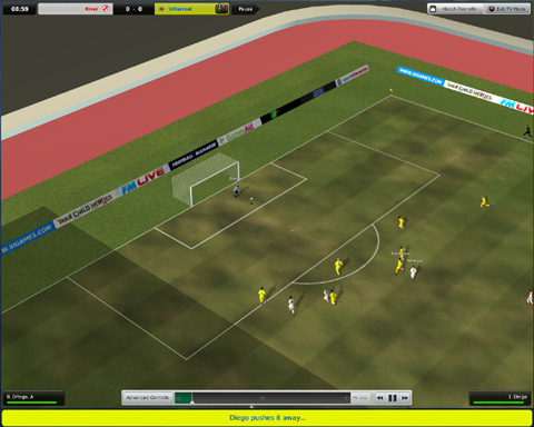 画像集#001のサムネイル/試合シーンが3Dになったシリーズ最新作「Football Manager 2009」のデモ版をUp