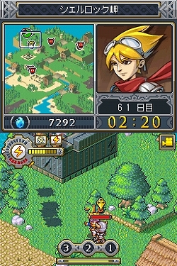 画像集#008のサムネイル/ニンテンドーDSで楽しめる秀作RTS。シンプルながらも手ごたえ十分な「ロックス・クエスト」,明日2月19日発売