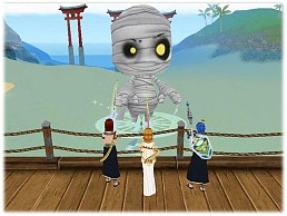 画像ギャラリー No.002のサムネイル画像 / 「MILU」，鯨村埋蔵金伝説の第5章2週めが開催中。古代魚釣りに挑戦しよう