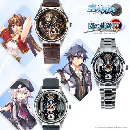 軌跡」シリーズのエステル、リィン、アルティナをイメージした腕時計 軌跡」シリーズのエステル、リィン、アルティナをイメージした腕時計