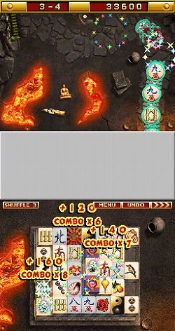 画像集#002のサムネイル/麻雀牌を用いたパズルゲーム「ドラゴンダンス」,ニンテンドーDSとPSPで2009年2月26日に発売