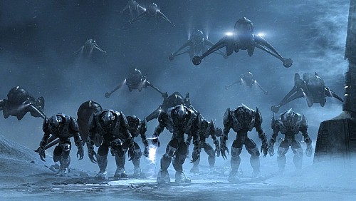 画像集#005のサムネイル/HaloシリーズがRTSになったX360用ソフト「Halo Wars」,2009年2月26日に発売決定