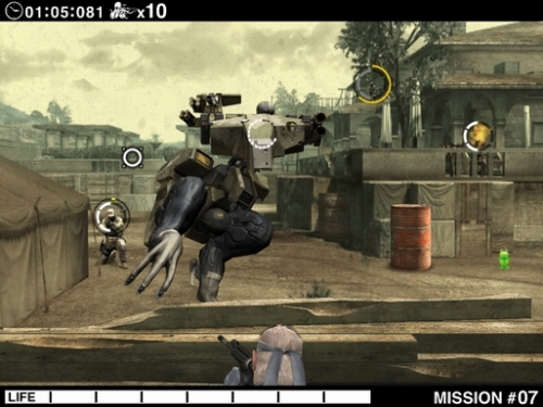 Ipad Konamiの Metal Gear Solid Touch がipadの大画面で Ipad対応版へのバージョンアップが無料で配信