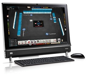 画像ギャラリー No.018のサムネイル画像 / 【PR】直感的な操作が魅力! 最先端のタッチパネル環境「HP TouchSmart 600PC」で「雀龍門」をプレイしよう