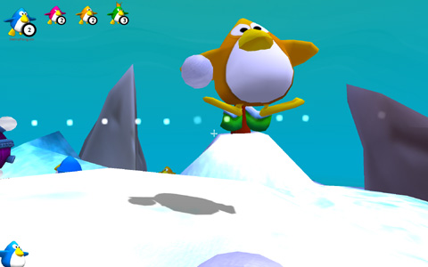 画像集#001のサムネイル/ペンギンだらけの雪合戦。「Penguins Arena」のデモ版をUp