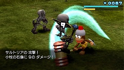 画像集#008のサムネイル/シリーズ初のRPG「サルゲッチュ ピポサル戦記」が3月19日に発売。テレビCMにお笑いタレント「ザ・パンチ」さんを起用
