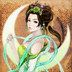 画像ギャラリー No.001のサムネイル画像 / 「転生絵巻伝 三国ヒーローズ」で新エキスパンション「暗黒の劉邦」,本日実装。月の女王「嫦娥」が入手できる中秋の名月イベントも開催