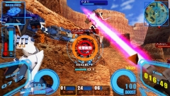 機動戦士ガンダム 戦場の絆ポータブル」，PSP版では4人対4人の最大8人 