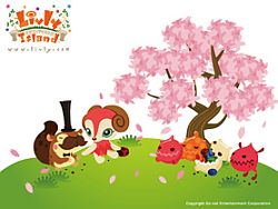 画像ギャラリー No.003のサムネイル画像 / 「Livly Island」壁紙.comとコラボでLivly壁紙を配布開始