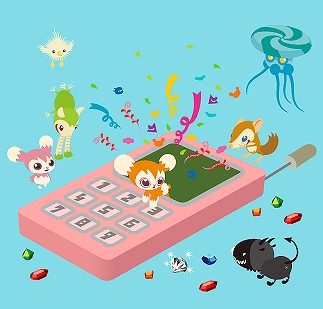 画像ギャラリー No.001のサムネイル画像 / 「Livly Island」,PC版と連動する携帯コンテンツを3月提供開始