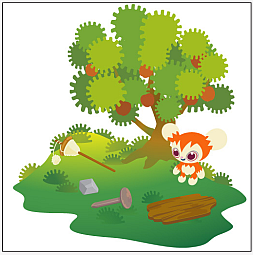 画像ギャラリー No.002のサムネイル画像 / 「Livly Island」と「わグルま!」がコラボ。花びらを集めて桜を復活させよう