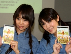 画像集#018のサムネイル/那須アルパカ牧場のコスチュームに身を包んだ“ひつじ隊”が,PSP「ようこそ ひつじ村 ポータブル」をアピール!