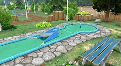 画像集#001のサムネイル/トリッキーなパターゴルフが満喫できる,Wiiウェア「FUN! FUN! MINIGOLF」が2月17日に発売
