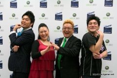 画像集#002のサムネイル/サンドウィッチマンとフォーリンラブが映画スターに? 「You're in the Movies:めざせ!ムービースター」の完成記念イベントレポートを掲載