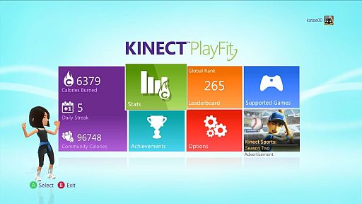 画像ギャラリー No.003のサムネイル画像 / フィットネスアプリ「Kinect PlayFit」が配信。「Dance Central 2」などに対応
