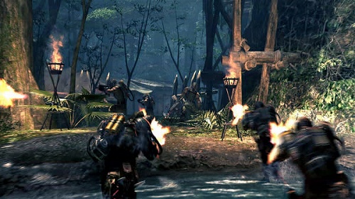 画像集#002のサムネイル/EDN-3rdでの新たな戦いが幕を開ける,「ロスト プラネット 2」のロゴと最新ショット2点が公開