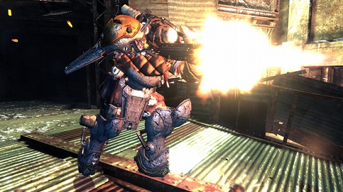 画像ギャラリー No.006のサムネイル画像 / 「ロスト プラネット 2」新型の装備や,超巨大AKなどの最新ショットが公開