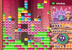 画像ギャラリー No.003のサムネイル画像 / ノンストップ穴掘りアクションがWiiウェアで登場！「ミスタードリラーワールド」本日発売