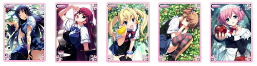画像ギャラリー No.001のサムネイル画像 / 「カオスオンライン」,「グリザイアの果実」から50種のカードが参戦