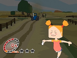 画像集#012のサムネイル/おバカなヒッチハイクで,肉屋のオヤジから逃げ切れ! Wiiウェア「Let`s 全力ヒッチハイク!!!!!!!!!」が3月31日に配信