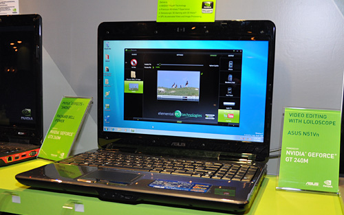 ꡼ No.003Υͥ / COMPUTEXNVIDIA̤ȯɽGPUGeForce GT 240MܤΥΡPCŸ