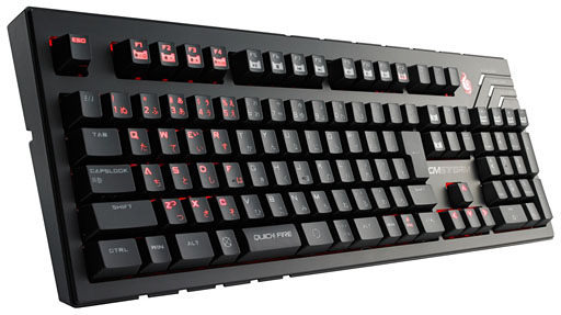 画像ギャラリー No.002のサムネイル画像 / Cooler Master,USB接続で全キー同時押し対応のゲーマー向けキーボード「Quick Fire Pro」を12月7日に発売