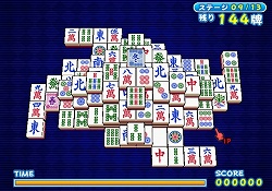 画像集#009のサムネイル/みんなで遊べる定番パズルゲーム,Wiiウェア「みんなで対戦パズル 上海Wii」が本日配信