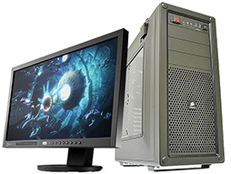 画像ギャラリー No.001のサムネイル画像 / アーク，GTX 680＆i7-3770KをCorsair製のゲーマー向け筐体に収めたPC