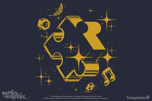 画像ギャラリー No.007のサムネイル画像 / 「バンジョーとカズーイの大冒険」のぬいぐるみやTシャツ,ピンバッジが発売予定