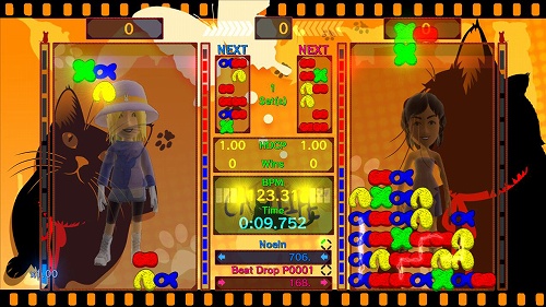 画像ギャラリー No.003のサムネイル画像 / 音ゲー+落ちものゲー「0D Beat Drop」の配信が11月11日に開始