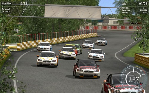 ボルボ車のみ登場する無料のレースゲーム Volvo The Game のデモ版をup