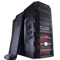 画像ギャラリー No.001のサムネイル画像 / クレバリー,PCケース「HAF 922」採用でデュアルGPU構成実現のゲームPC