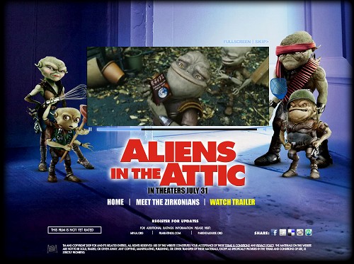 画像集#001のサムネイル/映画「Aliens in the Attic」,今夏の公開と同時期にゲーム発売