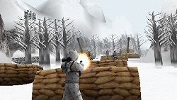 画像集#028のサムネイル/アドホック通信による四人同時プレイにも対応! PSP「SIMPLE2500シリーズPortable!! Vol.12 THE 歩兵2〜戦友よ、先に逝け〜」が2009年7月発売