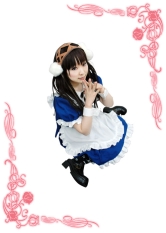 画像ギャラリー No.006のサムネイル画像 / 「蒼空のフロンティア」と“メイドカフェぴなふぉあ”のコラボが実現