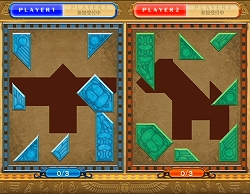 画像集#005のサムネイル/協力/対戦プレイも可能なシルエットパズル。Wiiウェア「ハメコミ LUCKY PUZZLE Wii」本日配信