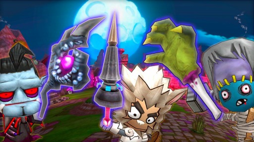 画像集#001のサムネイル/「Happy Wars」アイテムショップ値下げキャンペーンを実施。3種類の武器も追加