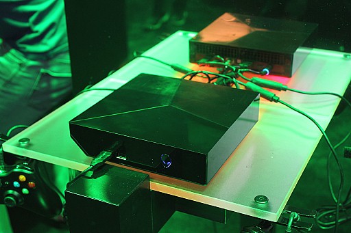画像集#004のサムネイル/［E3 2014］Alienware，ゲームに特化した小型PC「ALIENWARE Alpha」を発表。発売は2014年末で，日本展開も予定