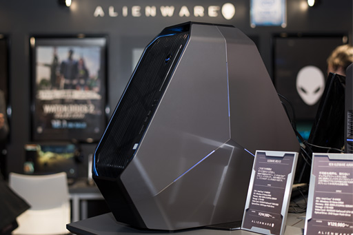 1210˽ոǥץ󤹤ALIENWARE STORE AKIBAפ򸫤Ƥ