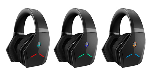 ALIENWARE独自のワイヤレス&ワイヤード両対応ヘッドセット「AW988」が