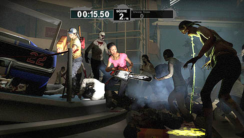 画像ギャラリー No.005のサムネイル画像 / EA,「レフト 4 デッド 2」体験イベントを秋葉原で開催。この週末は,ゾンビ相手にフライパンを振り回そう