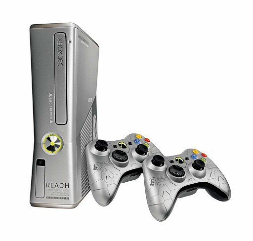 メタリックシルバーがクールな限定デザインの新型Xbox 360同梱,「Xbox