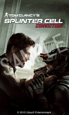 画像ギャラリー No.002のサムネイル画像 / 「スプリンターセル コンヴィクション」,携帯きせかえツールを配信