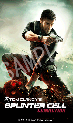 画像ギャラリー No.003のサムネイル画像 / 「スプリンターセル コンヴィクション」,携帯きせかえツールを配信