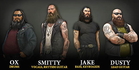 画像ギャラリー No.002のサムネイル画像 / 「LEFT 4 DEAD 2」から飛び出したロックバンド,Midnight Ridersの公式サイトがオープン