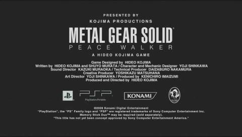 METAL GEAR SOLID PEACE WALKERץȥ쥤顼ܸǡ