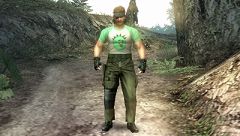 画像ギャラリー No.005のサムネイル画像 / スネークはドタバタコメディがお好き?「METAL GEAR SOLID PEACE WALKER」で「荒川アンダー ザ ブリッジ」とのコラボアイテムが配信開始