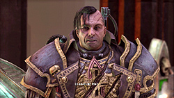 画像ギャラリー No.003のサムネイル画像 / 目立ちすぎる金と青の鎧で味方の盾となり,オルクどもを存分に屠れ! 良質なTPS「ウォーハンマー40,000:スペースマリーン」レビュー