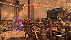 画像ギャラリー No.007のサムネイル画像 / 目立ちすぎる金と青の鎧で味方の盾となり,オルクどもを存分に屠れ! 良質なTPS「ウォーハンマー40,000:スペースマリーン」レビュー