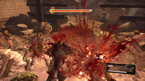 画像ギャラリー No.014のサムネイル画像 / 目立ちすぎる金と青の鎧で味方の盾となり,オルクどもを存分に屠れ! 良質なTPS「ウォーハンマー40,000:スペースマリーン」レビュー